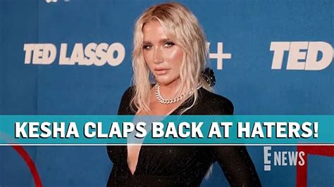 kesha sexy|Kesha claps back at body